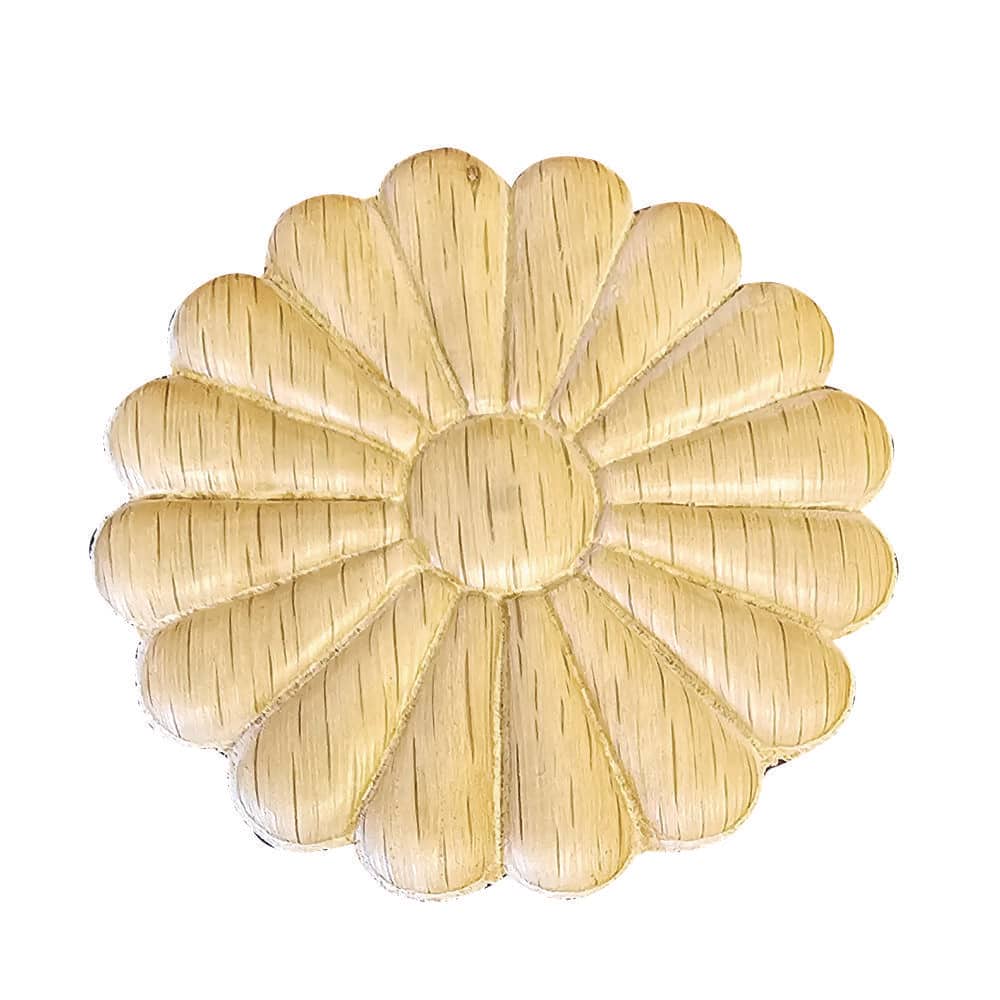 1/4 in. D x 3 in. W x 3 in. L Unfinished Red Oak Wood Daisy Applique price history on PriceWatchPro