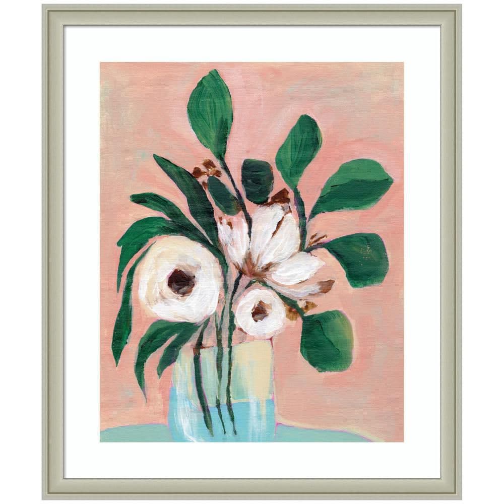 "Florence ""Blush in Bloom"" by Nikita Jariwala Flowers Framed Art Print 26 in. x 22 in." price history on PriceWatchPro