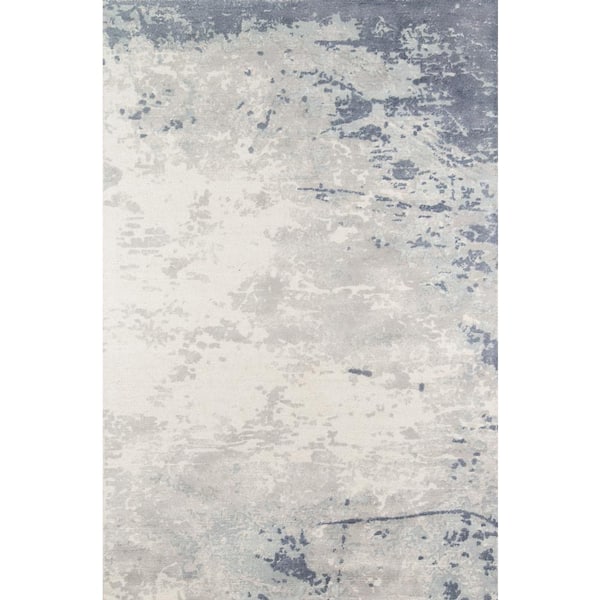 Momeni Illusions Blue 4 ft. x 6 ft. Indoor Area Rug