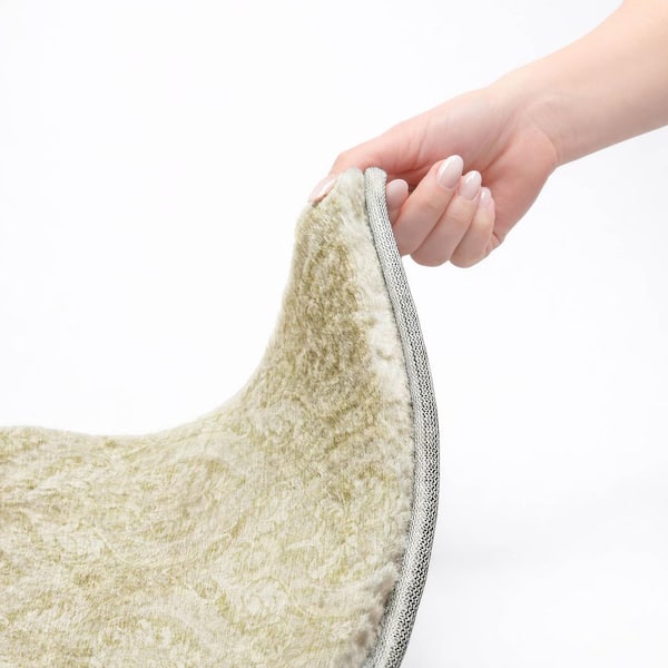 Dream Shag Premium Machine Washable Abstract ADS572 Beige 5 ft. x 7 ft. 6 in. Area Rug