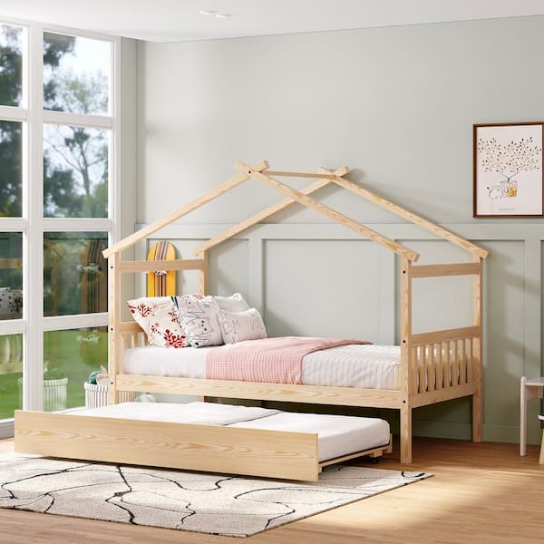 Childrens beds with pull shops out bed underneath