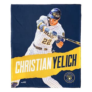 MLB Brewers 23 Christian Yelich Silk Touch Throw
