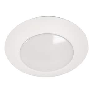 HLC 6 in. 3000K White Integrated LED Recessed Light Trim (12-Pack)