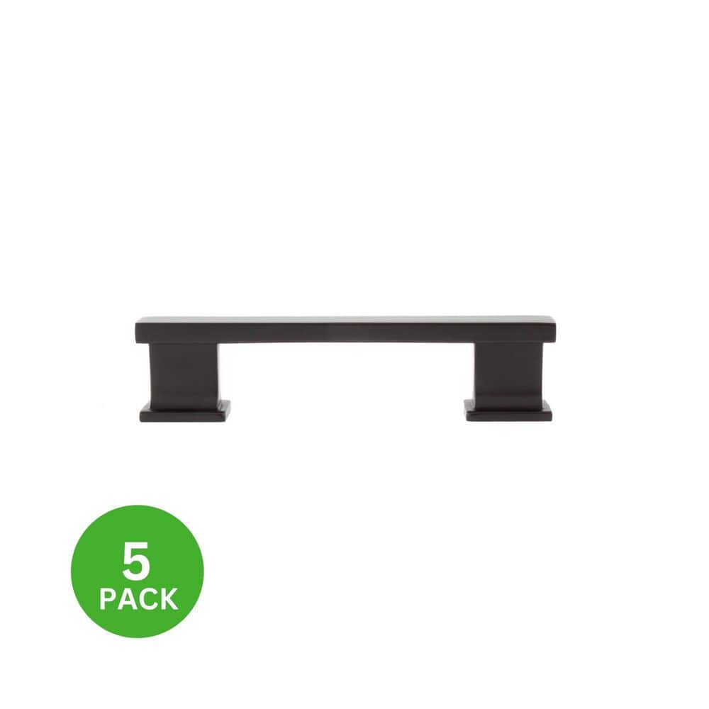 5-Pack High Desert 3-3/4 in. (96 mm) Center-to-Center Classic Matte Black Bar Drawer Pull price history on PriceWatchPro