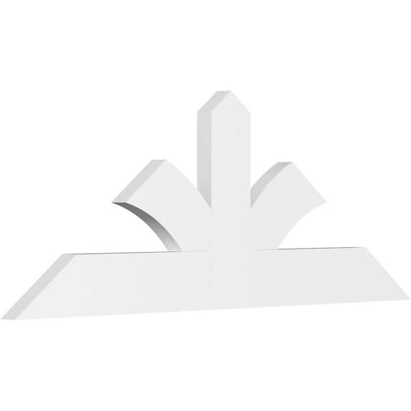 Ekena Millwork Richland 60 in. W x 22.5 in. H x 2 in. D Signature Polyurethane Bracket