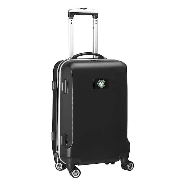 Denco MLB Oakland A's Black 21 in. Carry-On Hardcase Spinner Suitcase