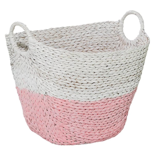 CosmoLiving by Cosmopolitan Water Hyacinth Storage Basket
