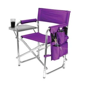 Purple Sports Portable Folding Patio Chair