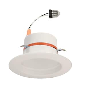 4 in. CEC T20 New Construction or Remodel White Dimmable LED Recessed Trim Adjustable Color Changing Technology (4-Pack)