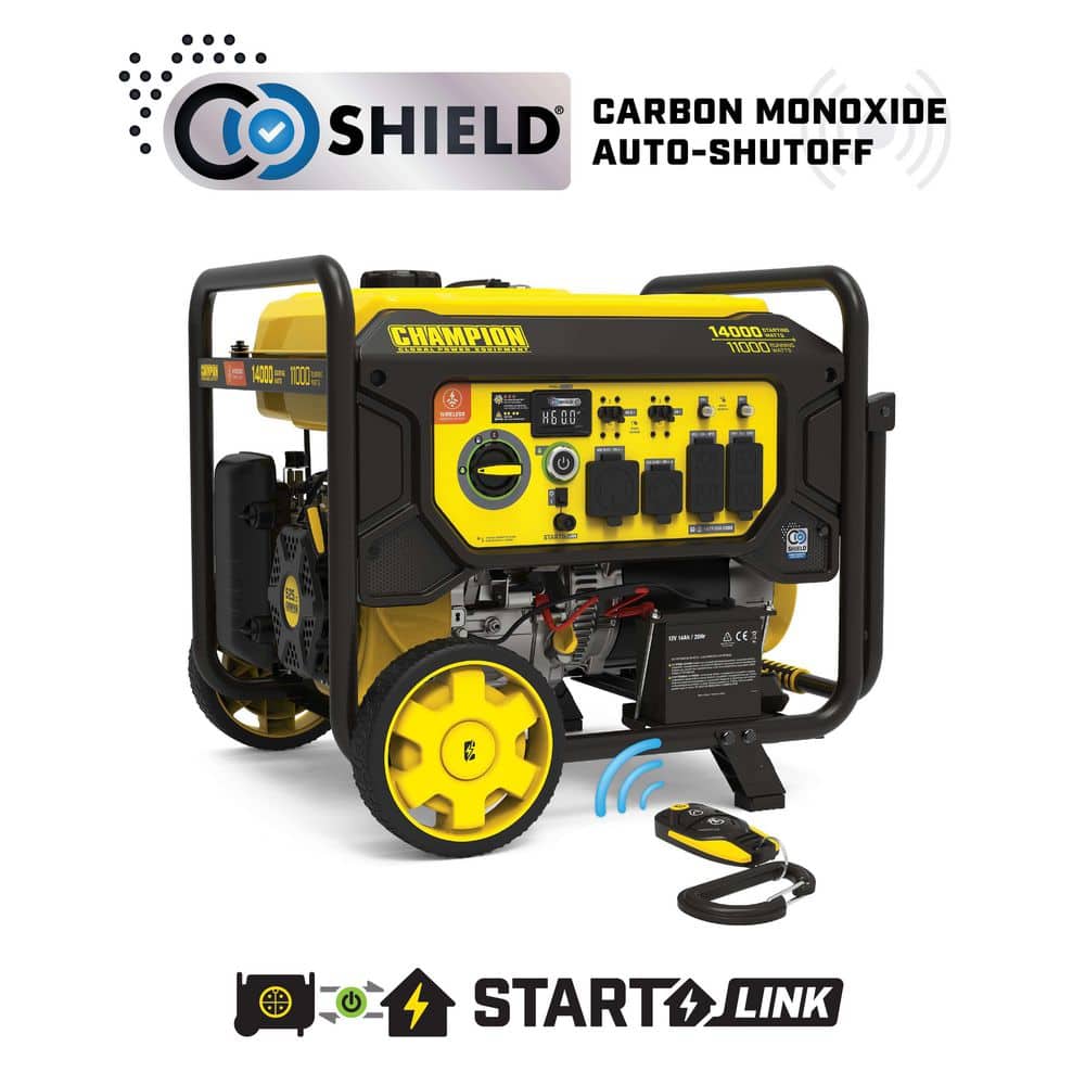14,000/11,000-Watt Remote Start Tri Fuel Portable Generator w/ Free 3-Year Warranty for Home Backup and Storm Prep price history on PriceWatchPro