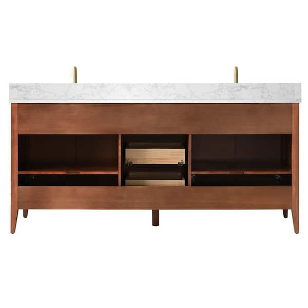 fig様 Moreno Bath Sage 72 in. W Vanity in White Oak with