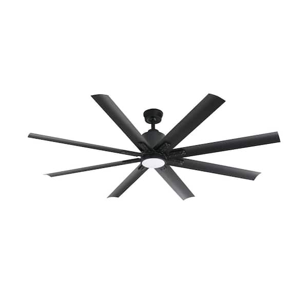 Octane 68 in. Indoor/Outdoor Black Ceiling Fan