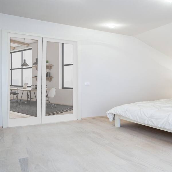Modern Barn Door 36 X 84 Inches | Ego 5011 Painted White Oak | 6.6FT