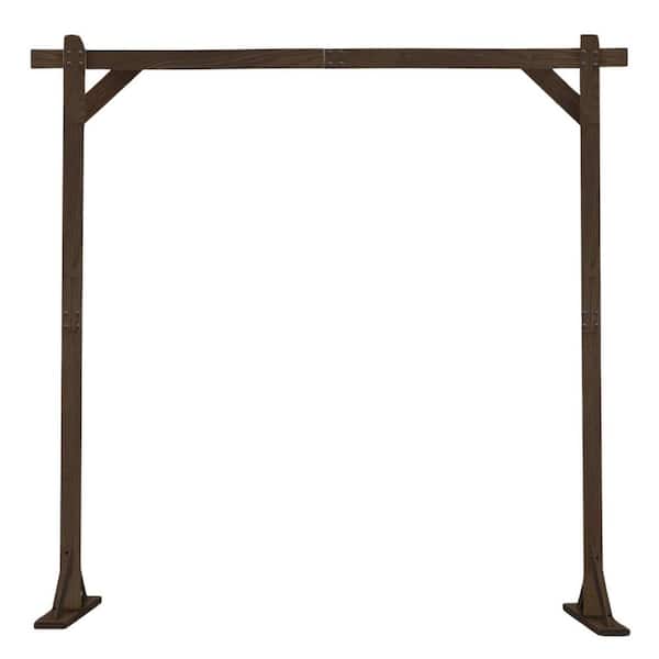 Rustic Wooden Arch 7.2FT for Wedding Ceremony Outdoor Indoor Garden Parties Autumn Theme Backdrop Stand