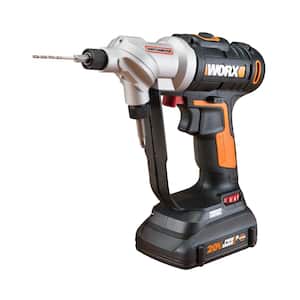 Power Share 20-Volt Lithium-Ion Cordless 1/4 in. Drill and Driver with Rotating Dual Chucks and 2-Speed Motor