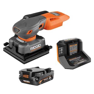 18V Brushless Cordless SubCompact 1/4 in. Sheet Sander Kit with 2 Ah MAX Output Battery and Charger
