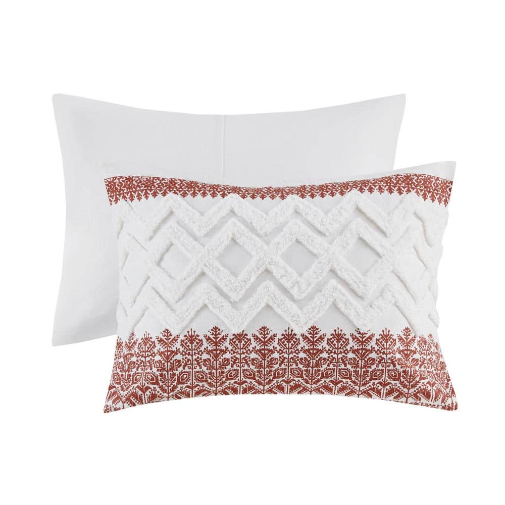 Auburn King Cotton Comforter Set with Chenille Tufting