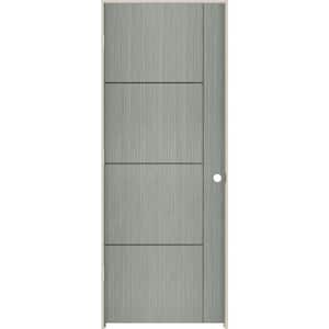 30 in. x 80 in. Right-Hand Solid Core Stone Composite Single Prehung Interior Door
