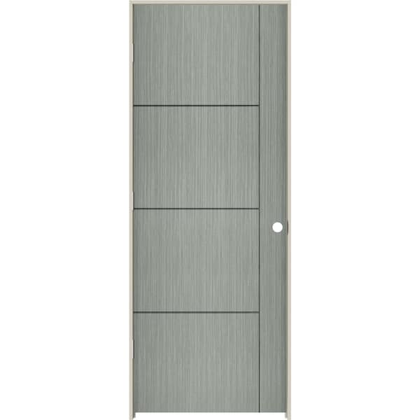 JELD-WEN 30 in. x 80 in. Right-Hand Solid Core Stone Composite Single Prehung Interior Door