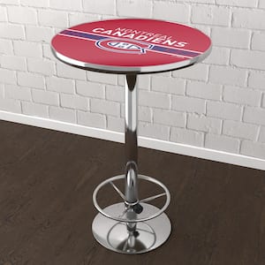 Montreal Canadiens Logo Red 42 in. Bar Table
