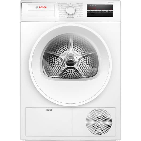 300 Series 24 in. 4 cu. ft. 240-Volt Stackable ventless Compact Condensation Electric Dryer in White, ENERGY STAR