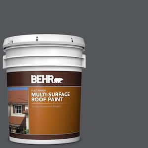 5 gal. #PPU24-22 Shadow Mountain Flat Multi-Surface Exterior Roof Paint