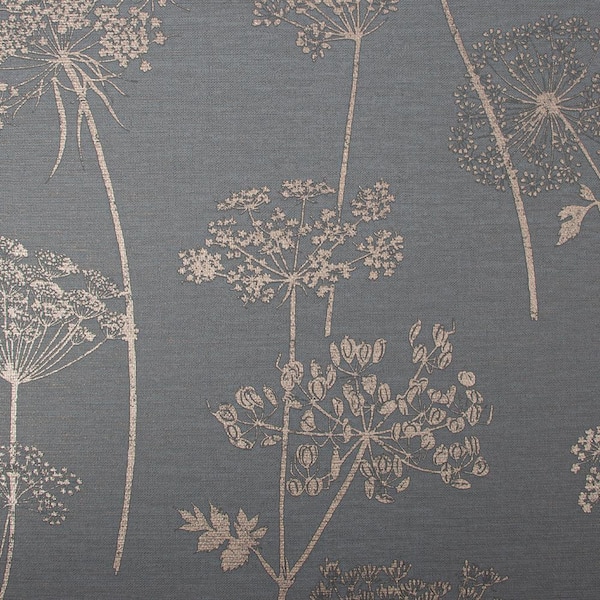 Superfresco Easy Wild Flower Charcoal Wallpaper Sample