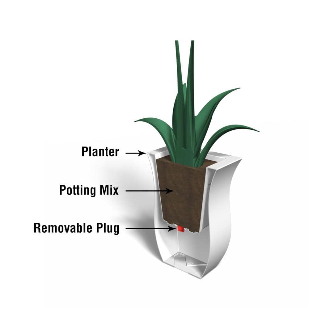 Valencia Espresso 36" Long Polyethylene Outdoor Planter