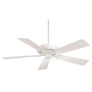 Supra 52 in. Indoor Shell White Ceiling Fan
