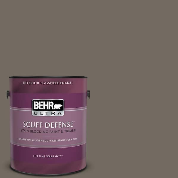 BEHR ULTRA 1 gal. #PPU24-04 Burnished Pewter Extra Durable Eggshell Enamel Interior Paint & Primer