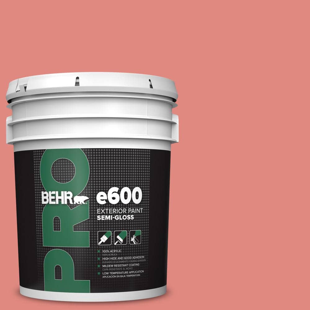 5 gal. #170D-5 Mellow Coral Semi-Gloss Exterior Paint product image for price tracking