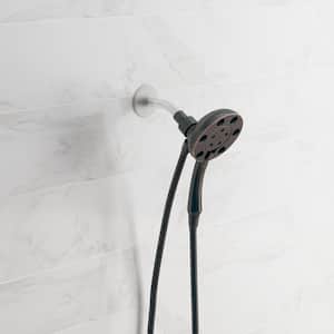 In2ition 4-Spray Wall Mount Fixed and Handheld Shower Head 2.50 GPM in Venetian Bronze