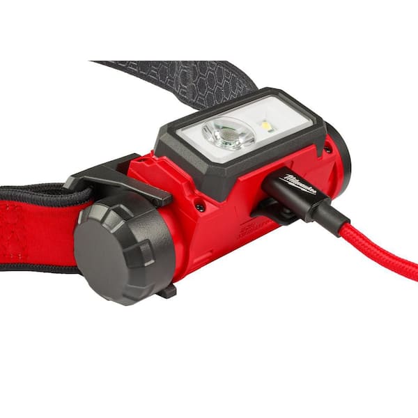 Milwaukee 600 Lumens LED REDLITHIUM Hard Hat Headlamp 2163-21
