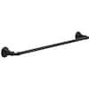 Ashlyn 24 in. Towel Bar in Matte Black