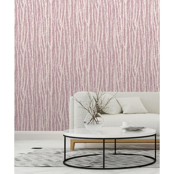 Purple Birch Tree Wallpaper Sample