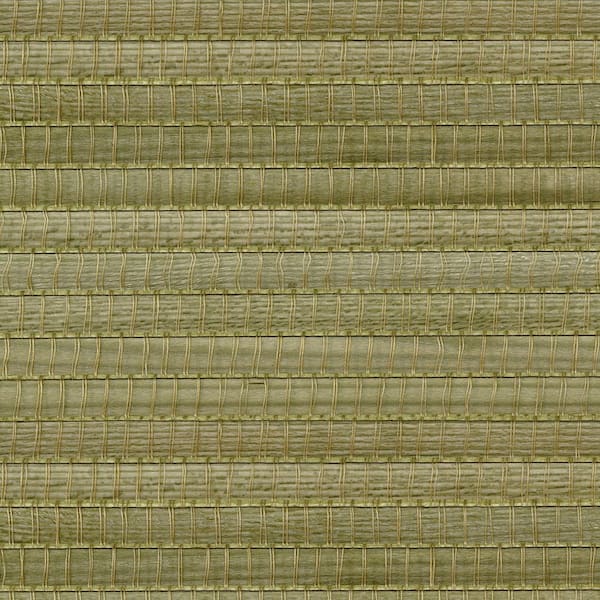 Kenneth James Gisei Green Grasscloth Peelable Wallpaper (Covers 72 sq. ft.)