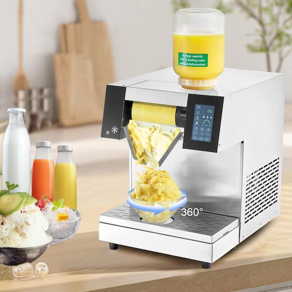 SKYSHALO Commercial Snowflake Ice Machine, 9168 oz. /24 H