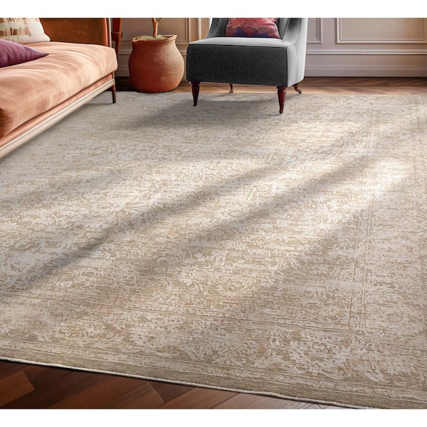 Ethos Harmony Vintage Oriental, Beige 7 ft. 10 in. x 10 ft. 6 in., Area Rug