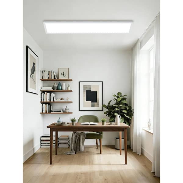 Glow LED-ceiling light 5000lm ¥51,700 AIKVSXER 1 ft. x 4 ft. 5500 Lumen White Integrated LED Panel Light
