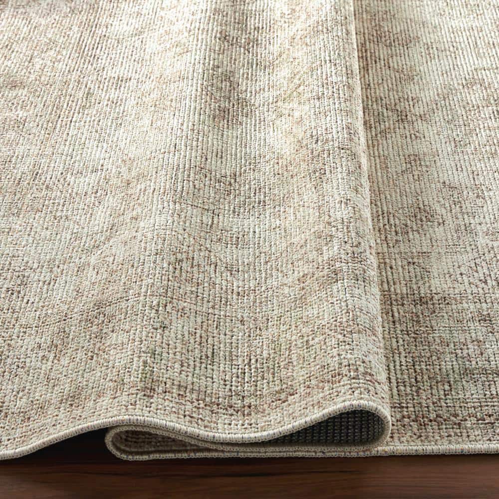Becki Owens Green Synthetic Rectangular Area Rug 7'10" x 10'