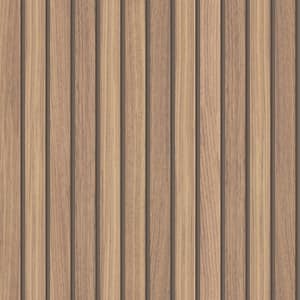 Transform Wooden Slats Natural Peel and Stick Wallpaper