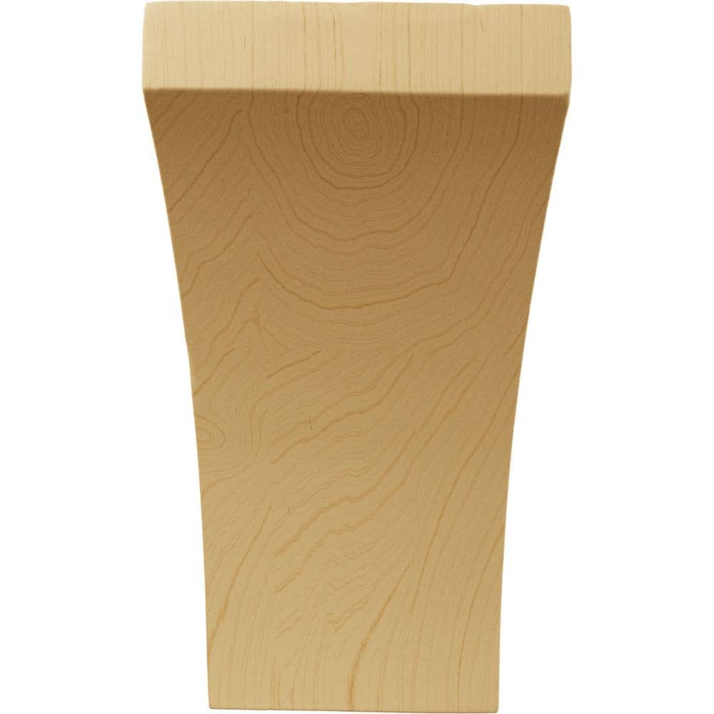 Alder 6" Hand-Carved Wood Corbel