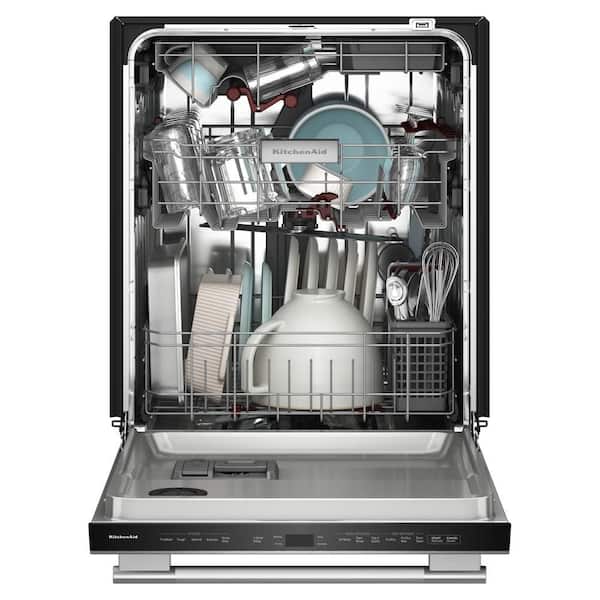 24 in. Top Control Built-In Tall Tub 44 dBA Dishwasher, PrintShield Stainless Steel, 360 Jets 3rd Rack, ProDry System