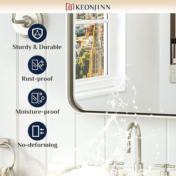 Reviews for KeonJinn 60 in. W x 36 in. H Modern Rectangular