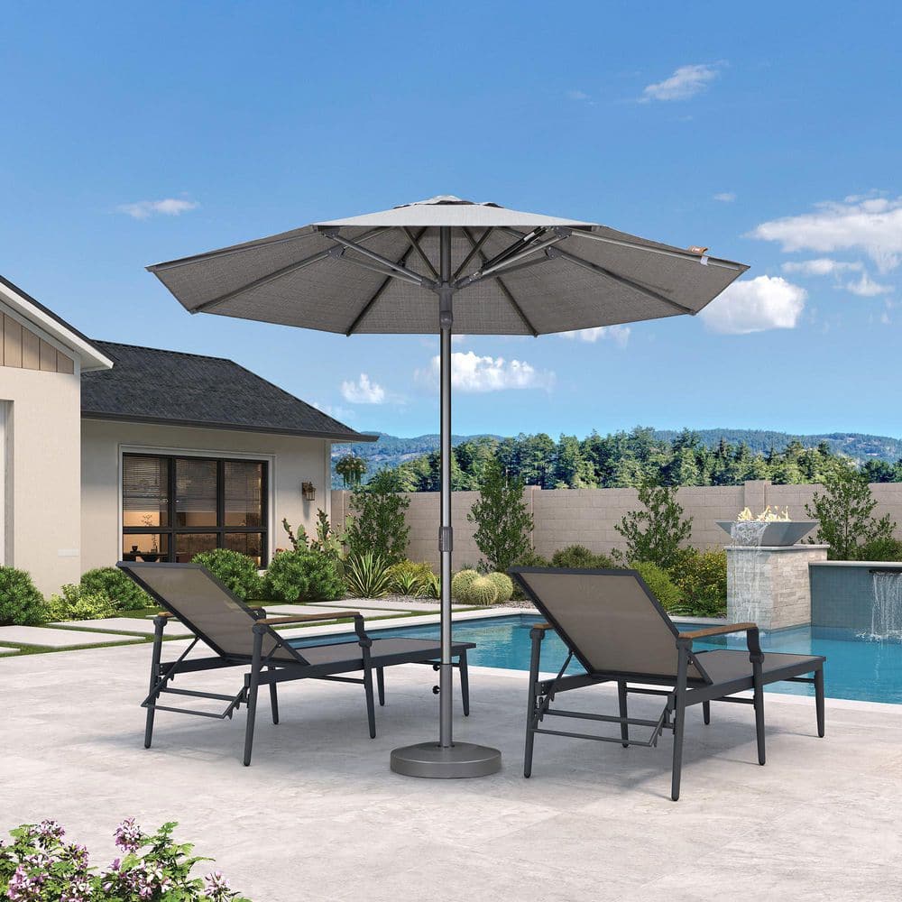 cover for 10 patio market umbrella 10ft Patio Umbrella Canopy Top Cover Replacement Fits 6 Ribs (canopy Only) Arlmont & Co. Color: Black