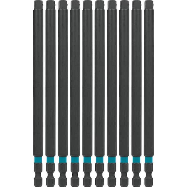 Makita ImpactX 1/4 in. x 6 in. Modified S2 Steel Socket Adapter (10-Pack)