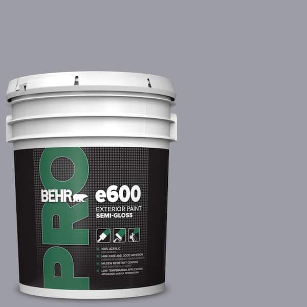 5 gal. #BNC-09 Heather Gray Semi-Gloss Exterior Paint
