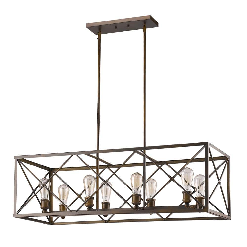 Brooklyn Indoor 8-Light Oil Rubbed Bronze (Island) Pendant price history on PriceWatchPro