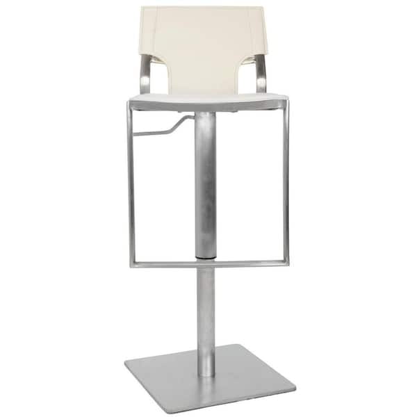 SAFAVIEH Armondo Chrome Cushioned Bar Stool