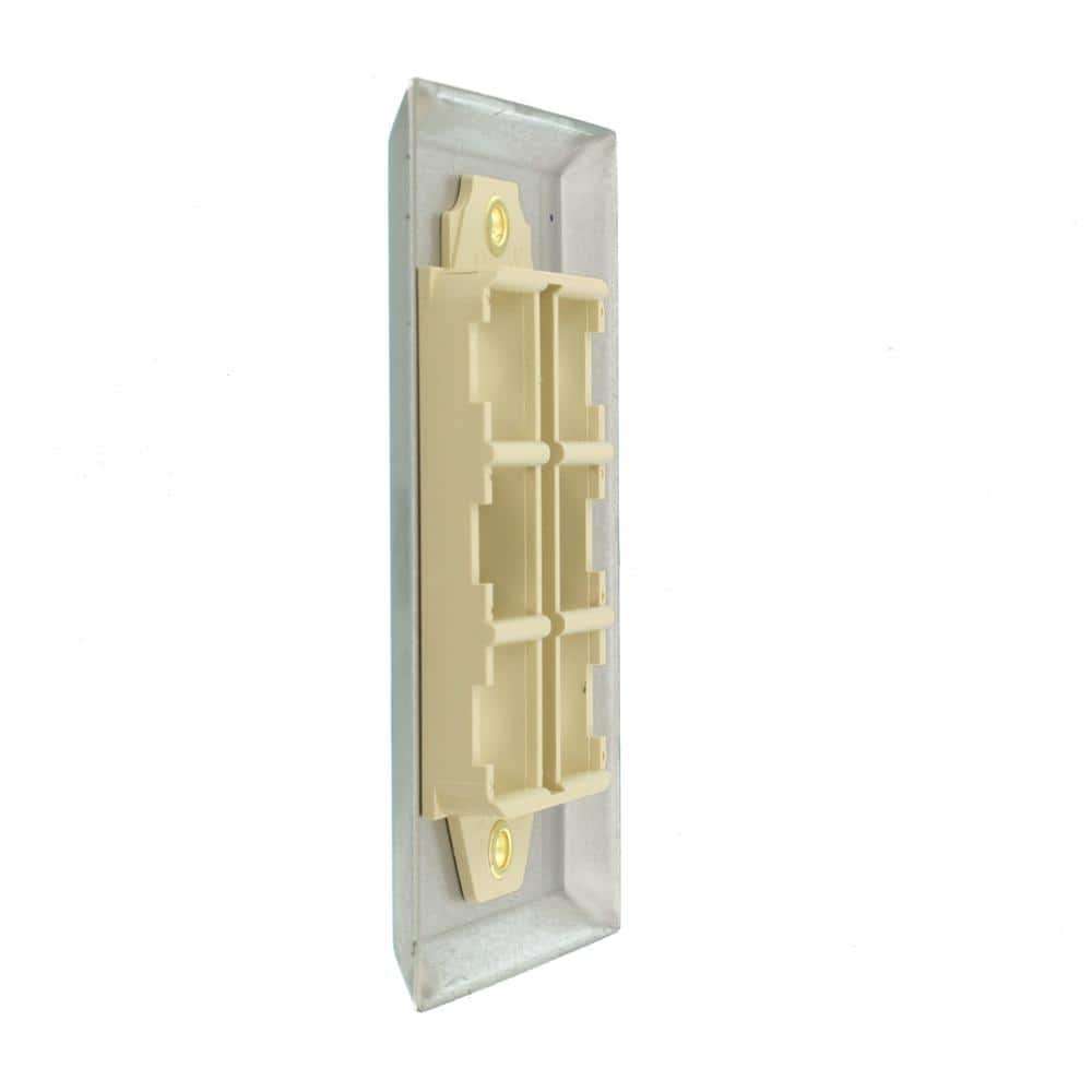 Stainless Steel 4-Port Keystone Mounting Plate